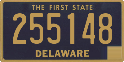 DE license plate 255148