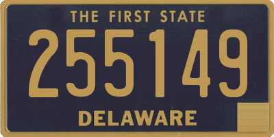 DE license plate 255149