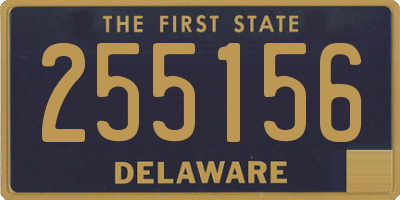 DE license plate 255156