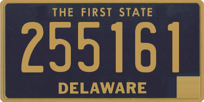 DE license plate 255161