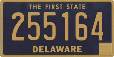 DE license plate 255164