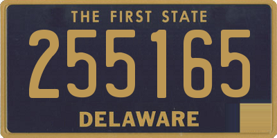 DE license plate 255165