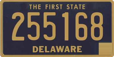 DE license plate 255168