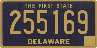 DE license plate 255169