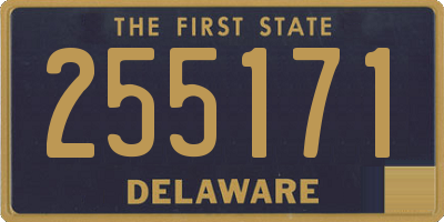 DE license plate 255171