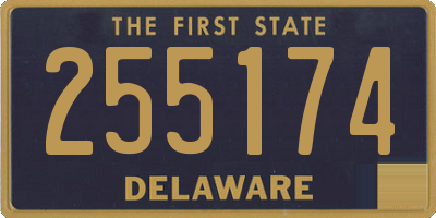 DE license plate 255174