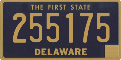 DE license plate 255175