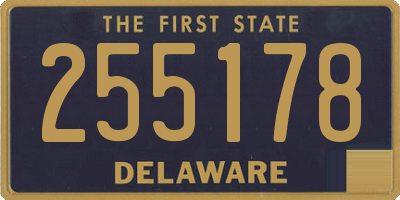 DE license plate 255178