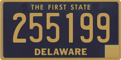 DE license plate 255199