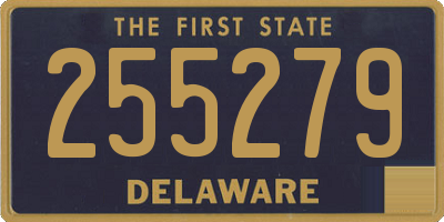 DE license plate 255279
