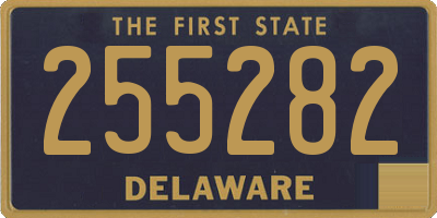 DE license plate 255282