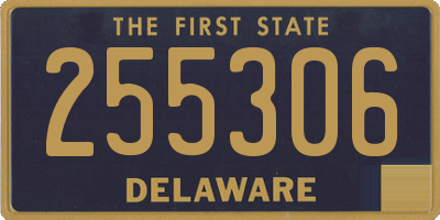 DE license plate 255306