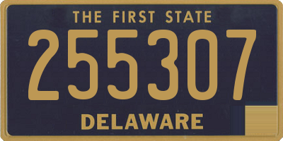 DE license plate 255307