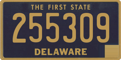 DE license plate 255309