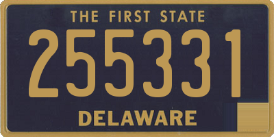 DE license plate 255331