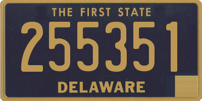DE license plate 255351
