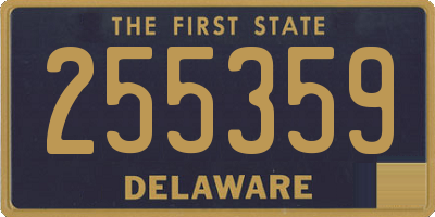 DE license plate 255359