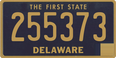 DE license plate 255373