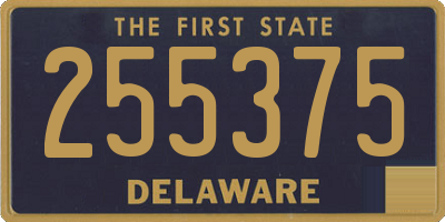 DE license plate 255375