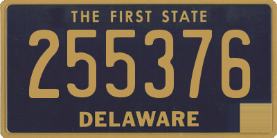 DE license plate 255376