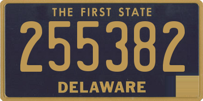 DE license plate 255382