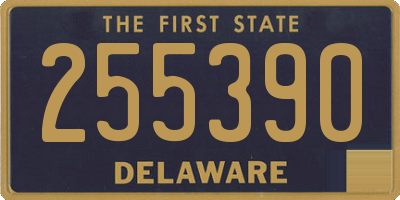 DE license plate 255390