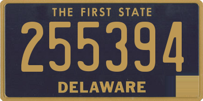 DE license plate 255394