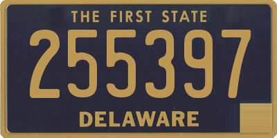 DE license plate 255397