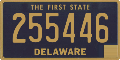 DE license plate 255446