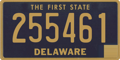DE license plate 255461