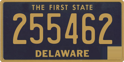 DE license plate 255462