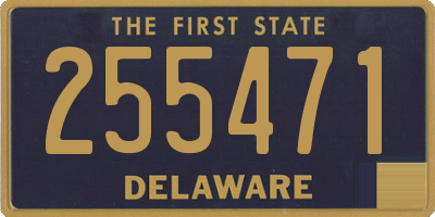 DE license plate 255471