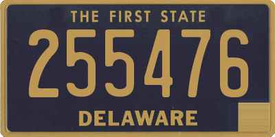 DE license plate 255476