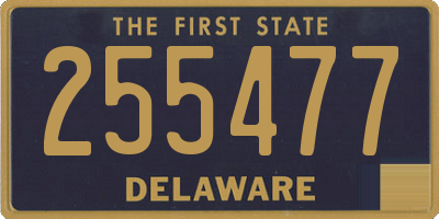 DE license plate 255477