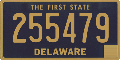 DE license plate 255479