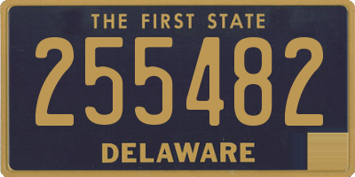 DE license plate 255482