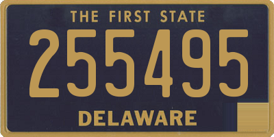 DE license plate 255495