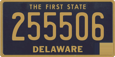 DE license plate 255506
