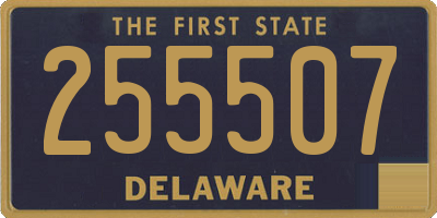 DE license plate 255507