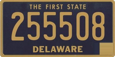 DE license plate 255508