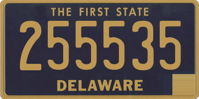 DE license plate 255535