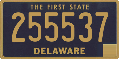 DE license plate 255537