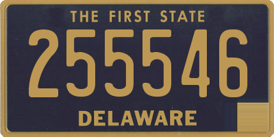 DE license plate 255546