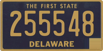 DE license plate 255548