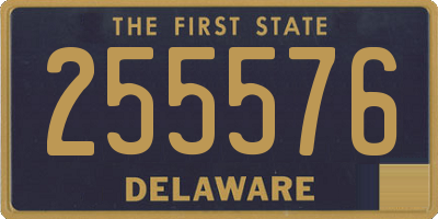 DE license plate 255576
