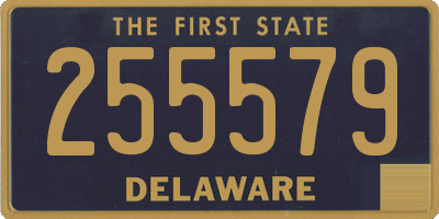 DE license plate 255579