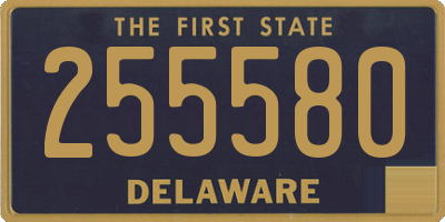 DE license plate 255580