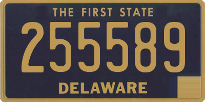 DE license plate 255589