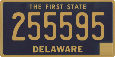 DE license plate 255595