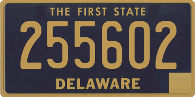 DE license plate 255602
